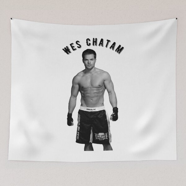 Item preview, Wes Chatam Boxer Shirtless In Black & White  designed and sold by ecdato.