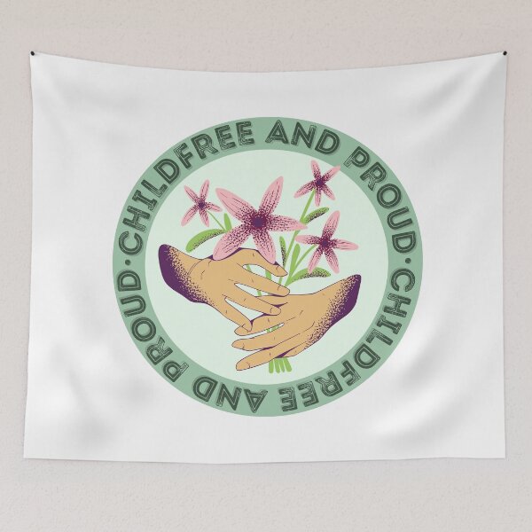 Item preview, Childfree and proud - flowers designed and sold by RebeccaART5.