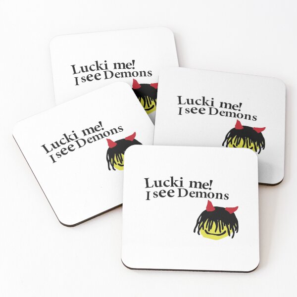 Item preview, lucki me i see demons designed and sold by brimstonetee.