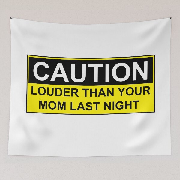 Item preview, CAUTION - FUNNY bumper sticker designed and sold by estudio3e.