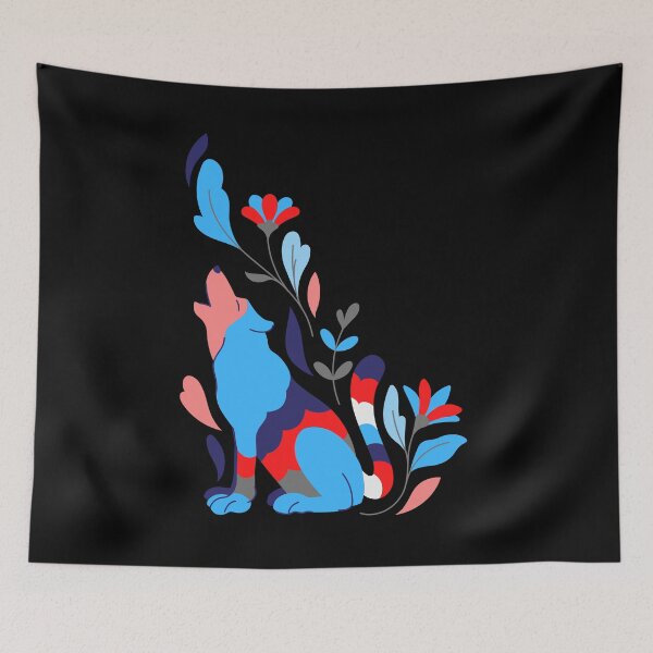 Item preview, Wolf on fire | forest animal | themed design designed and sold by PeaceyArt.