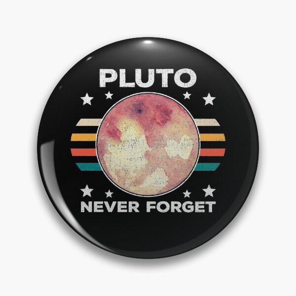 Item preview, Pluto Never Forget - Retro & Distressed Design - Space, Science and Universe Lovers designed and sold by JulianoZn97.