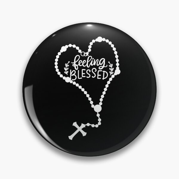 Item preview, Feeling blessed white designed and sold by PatiMN.