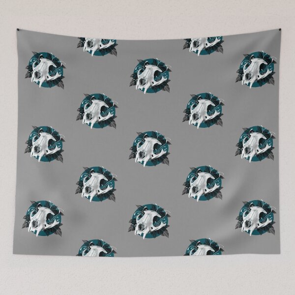 Item preview, Live Forever Cat Skull designed and sold by MissNevermore.