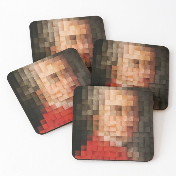 Item preview, Wood Mosaic of Wolfgang Amadeus Mozart designed and sold by Vectorheroes.