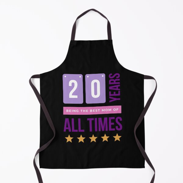Item preview, 20 years being the best mom of all times in Black- Purple designed and sold by ForeverInColors.