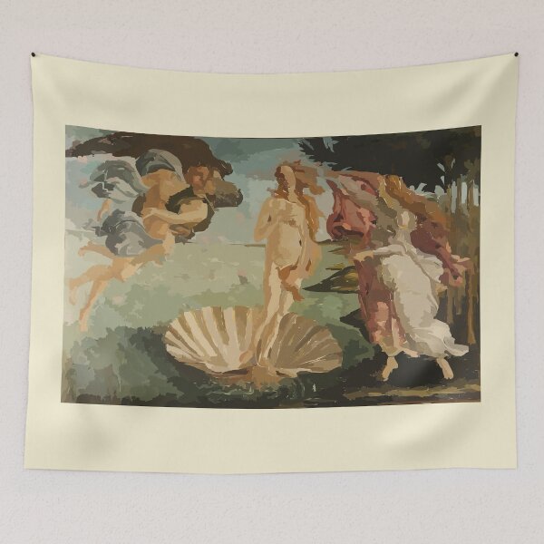 Artikelvorschau, Sandro Botticelli Die Geburt der abstrakten Malerei der Venus entworfen und verkauft von designedbylilli.