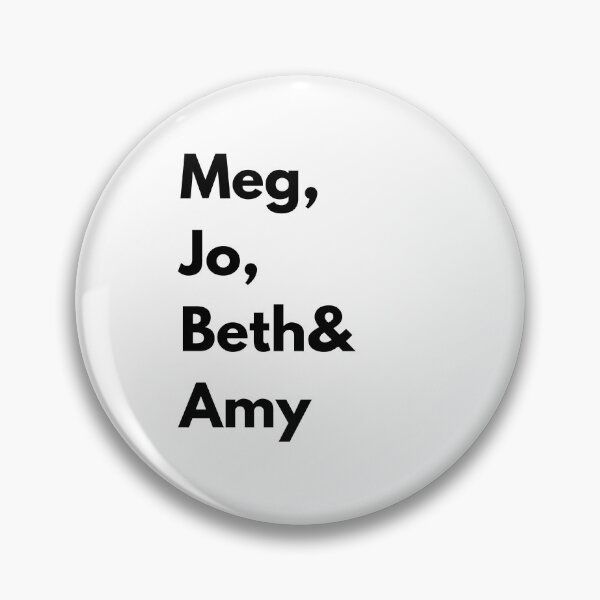 Item preview, March Sister's Names - Little Women (Black) designed and sold by JustabitBookish.