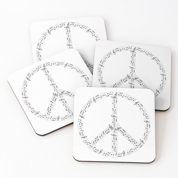 Item preview, Peace Music Notes designed and sold by iTrending.