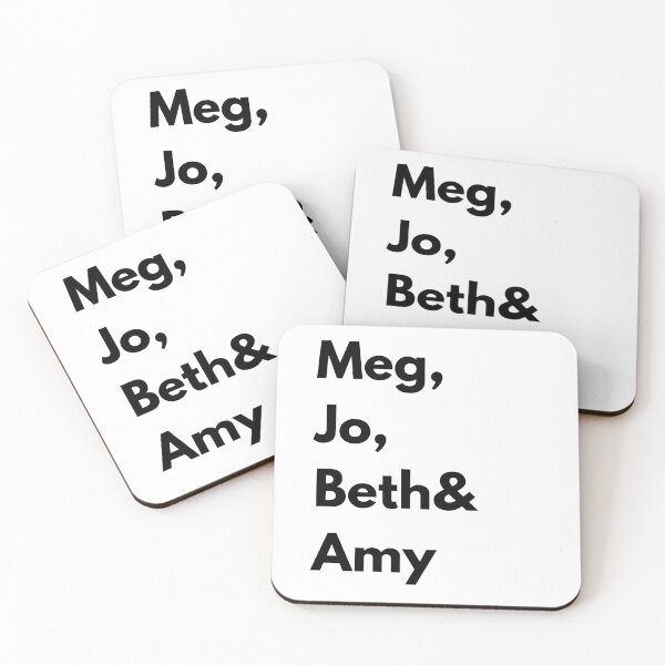 Item preview, March Sister's Names - Little Women (Black) designed and sold by JustabitBookish.