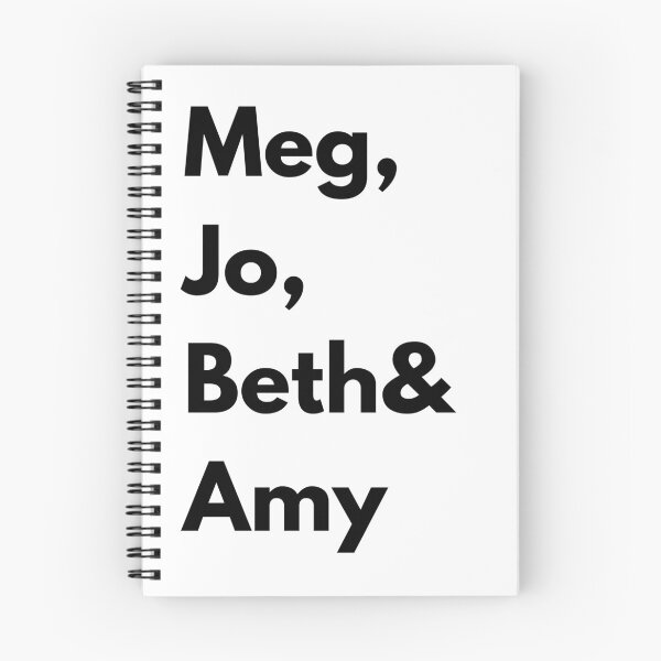Item preview, March Sister's Names - Little Women (Black) designed and sold by JustabitBookish.