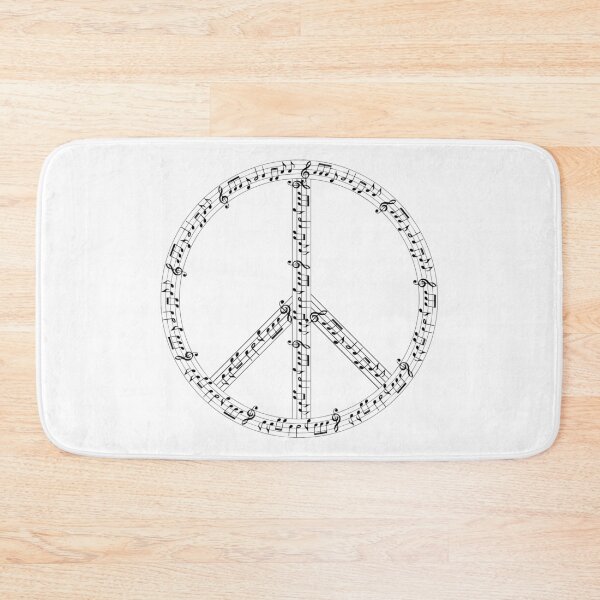Item preview, Peace Music Notes designed and sold by iTrending.