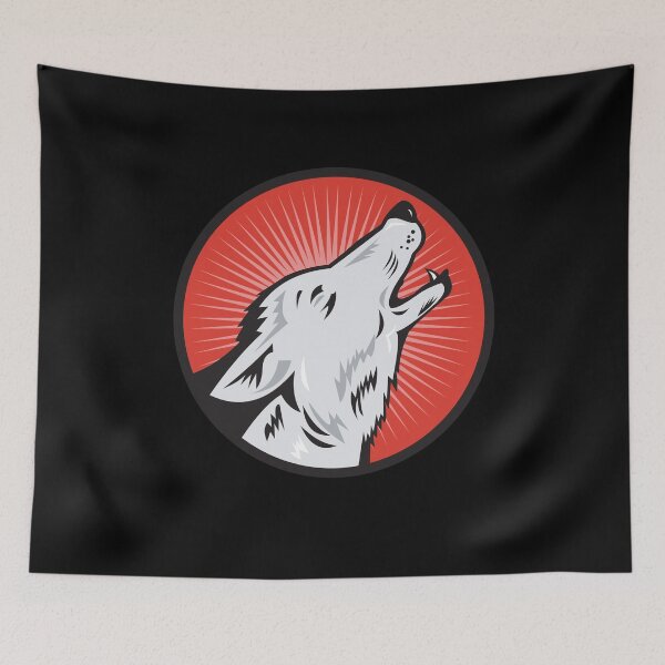 Item preview, Wolf on fire | forest animal | themed design designed and sold by PeaceyArt.