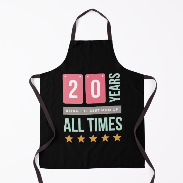 Item preview, 20 years being the best mom of all times in Black - Blue designed and sold by ForeverInColors.