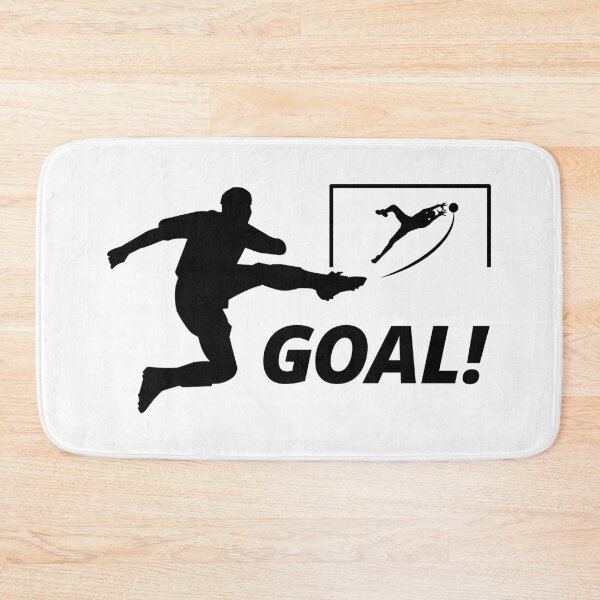 Artikelvorschau, GOAL! Fußballstürmer (Schwarz) entworfen und verkauft von STUDIO-72.