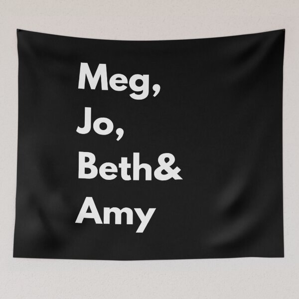 Item preview, March Sister's Names - Little Women (White) designed and sold by JustabitBookish.