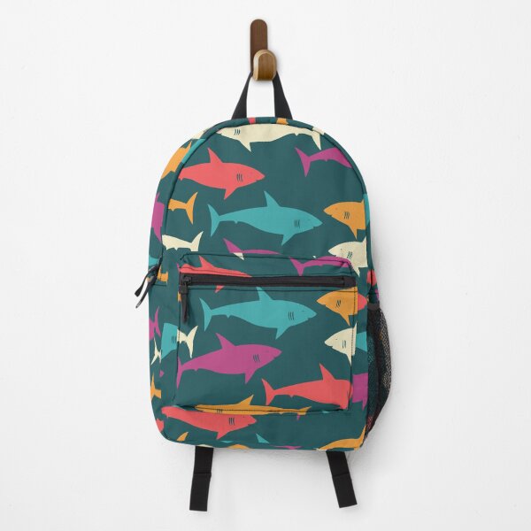Item preview, Colorful Shark Pattern designed and sold by SharksOnShore.