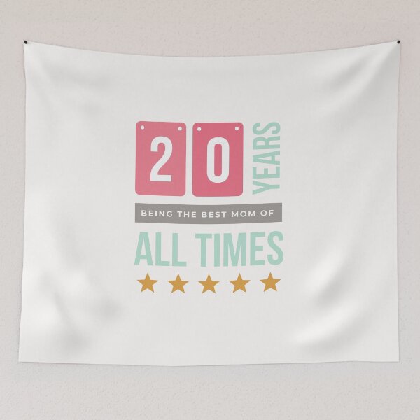 Item preview, 20 years being the best mom of all times in White designed and sold by ForeverInColors.