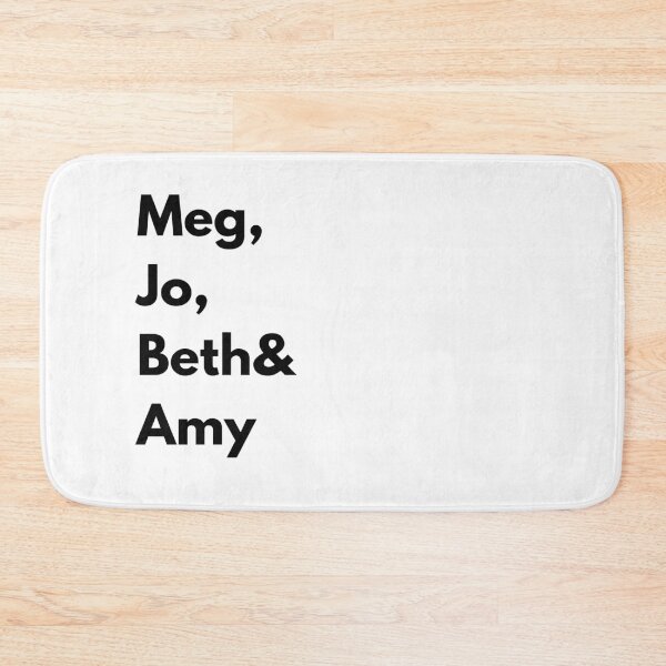 Item preview, March Sister's Names - Little Women (Black) designed and sold by JustabitBookish.