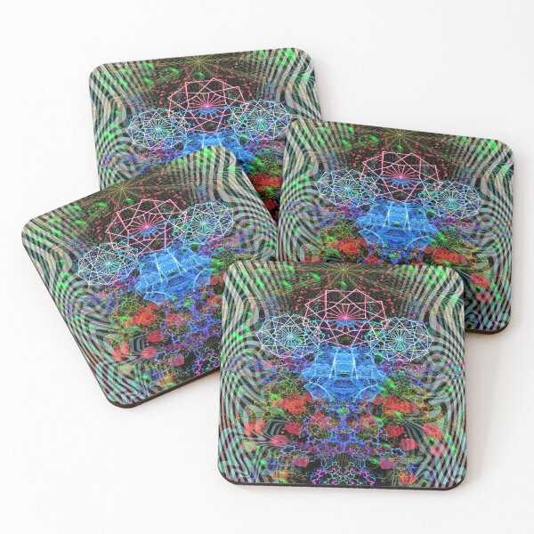 Item preview, Mental Clarity (Psychedelic Meditation Op Art Poster) designed and sold by Discordant Dreams Art.