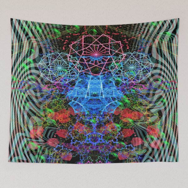 Item preview, Mental Clarity (Psychedelic Meditation Op Art Poster) designed and sold by Discordant Dreams Art.