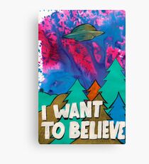 I Want To Believe Canvas Print