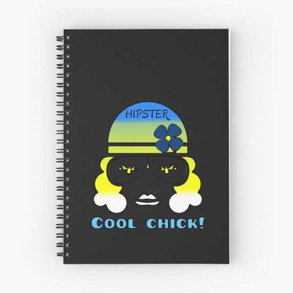 Item preview, Hippie Chick, Cool Hipster Chick designed and sold by SportyDogShop.