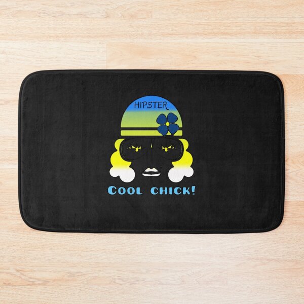 Item preview, Hippie Chick, Cool Hipster Chick designed and sold by SportyDogShop.