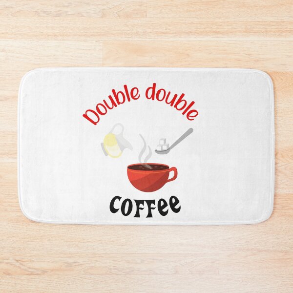 Artikelvorschau, Ich trinke meinen Kaffee Double Double entworfen und verkauft von SportyDogShop.