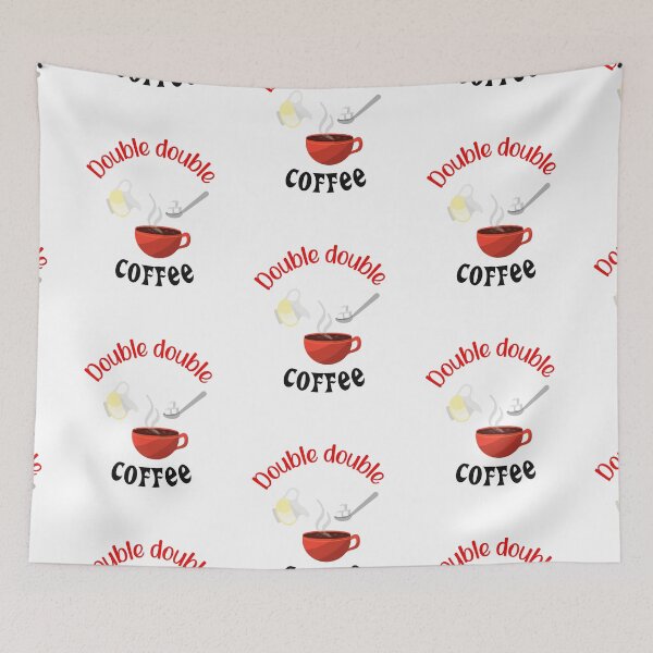 Artikelvorschau, Ich trinke meinen Kaffee Double Double entworfen und verkauft von SportyDogShop.