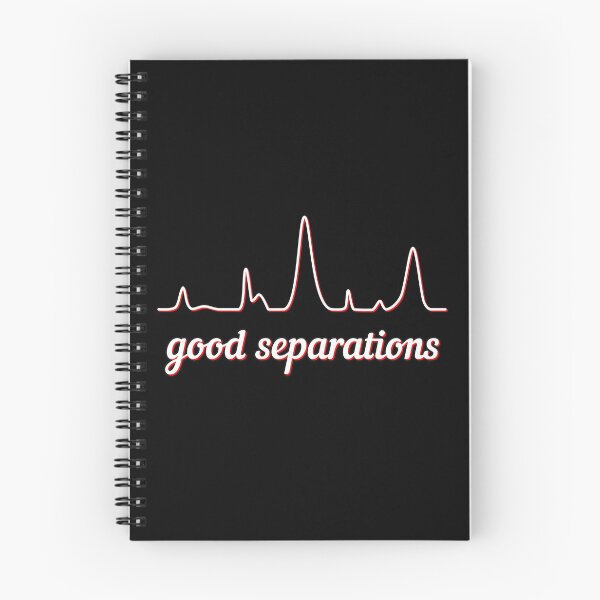 Item preview, Good Separations - White and Red, Dark Background designed and sold by Artsy-Chemist.