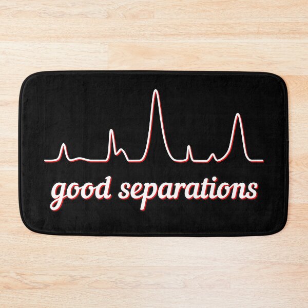 Item preview, Good Separations - White and Red, Dark Background designed and sold by Artsy-Chemist.