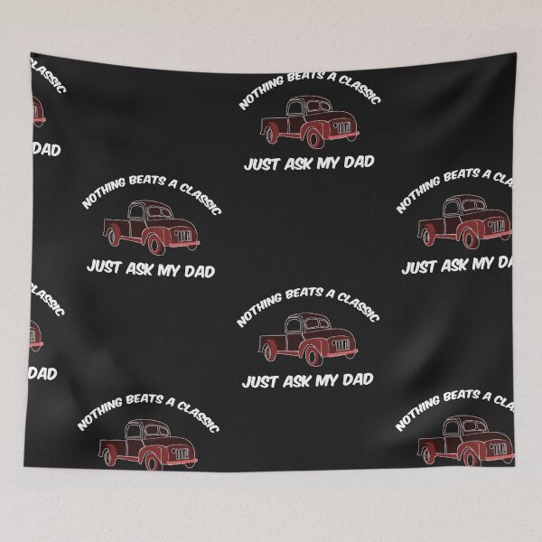 Item preview, Just Ask My Dad, Classic Old Truck designed and sold by SportyDogShop.