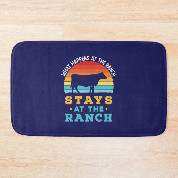 Item preview, What Happens At the Ranch Funny Cattle Rancher designed and sold by jaygo.