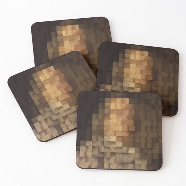 Item preview, Wood Mosaic of Benjamin Franklin designed and sold by Vectorheroes.
