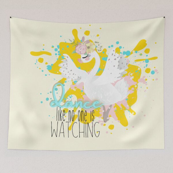 Item preview, Dance like no one is watching dancing swan designed and sold by indigofox-x.