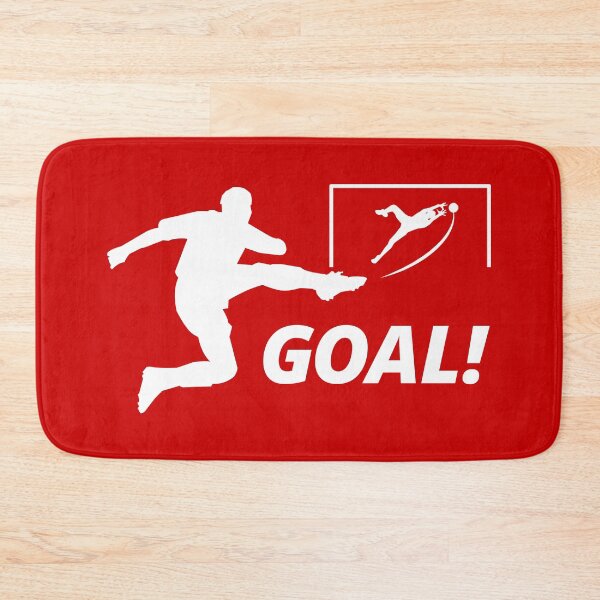 Artikelvorschau, GOAL! Fußballstürmer (Weiß) entworfen und verkauft von STUDIO-72.