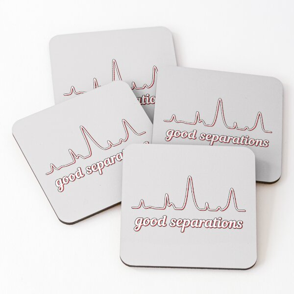 Item preview, Good Separations - White and Red, Light Background designed and sold by Artsy-Chemist.
