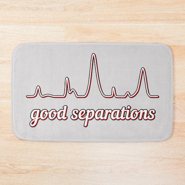 Item preview, Good Separations - White and Red, Light Background designed and sold by Artsy-Chemist.