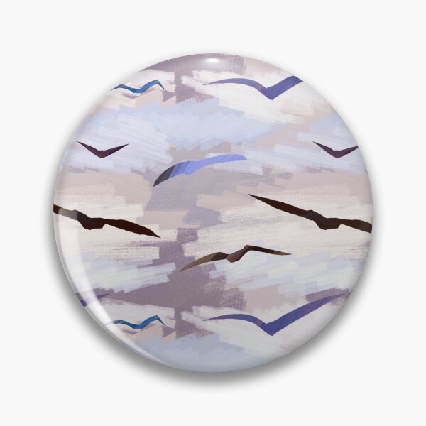 Item preview, Seamless pattern, birds in the clouds. designed and sold by UVI-CA.