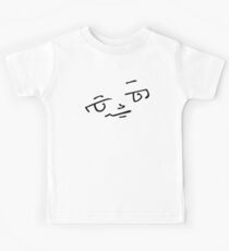 Face - Hmm, Raised Eyebrow Kids Tee