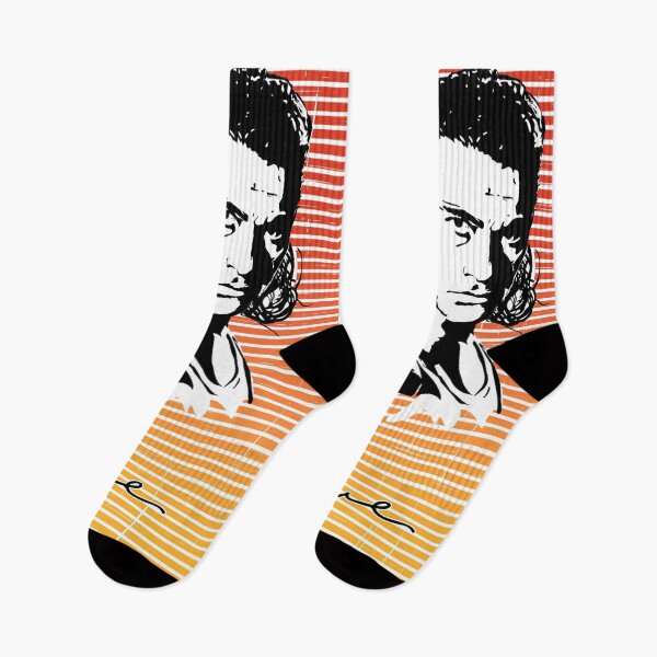 Item preview, Jean-Claude Van Damme Ink Portrait Sunset Background designed and sold by SK22ART-DESIGN.