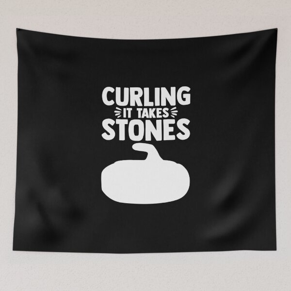 Item preview, Curling it Takes Stones Curler Curling Stone Curling Game designed and sold by Nessshirts.