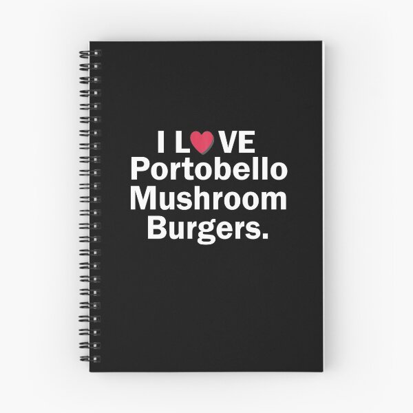 Item preview, I Love Portobello Mushroom Burger Mushrooms Lightweight designed and sold by makeitdone.