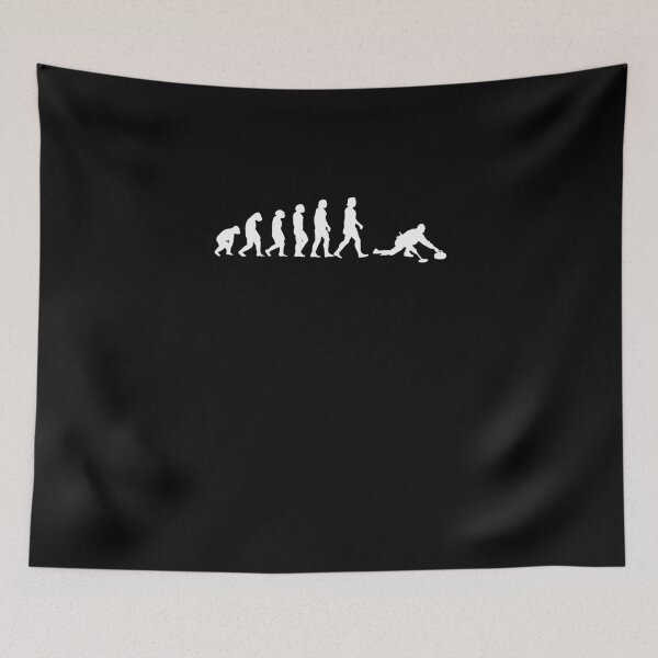 Item preview, Evolution of Ice Curling Curler Curling Stone Curling Game designed and sold by Nessshirts.