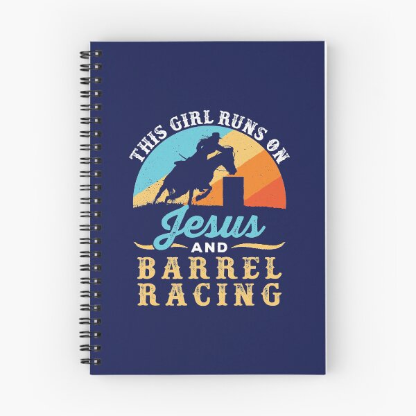 Item preview, This Girl Runs on Jesus and Barrel Racing  designed and sold by jaygo.