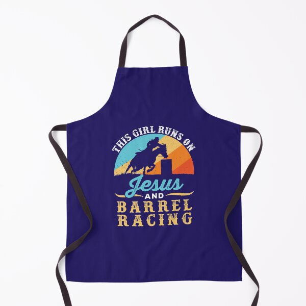 Item preview, This Girl Runs on Jesus and Barrel Racing  designed and sold by jaygo.