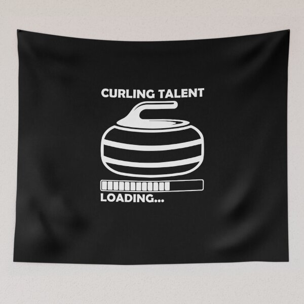 Item preview, Curling Talent Loading Ice Curling Curler Curling Stone designed and sold by Nessshirts.