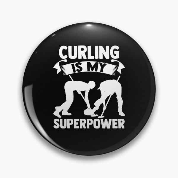 Item preview, Curling is my SuperPower Ice Curling Curler Curling Game designed and sold by Nessshirts.