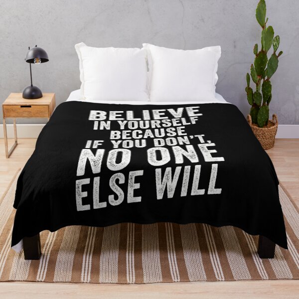 Item preview, Believe In Yourself Mixed Martial Arts Quote designed and sold by WolfSpiritCo.